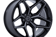 Fuel FLUX GLOSS BLACK BRUSH FC GRAY DDDT Wheel - image 1