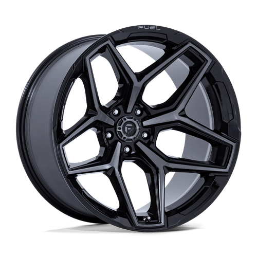 Fuel FLUX GLOSS BLACK BRUSH FC GRAY DDDT Wheel - image 1