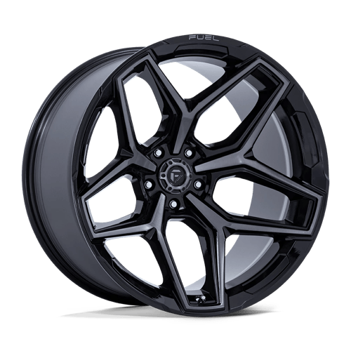 Fuel FLUX GLOSS BLACK BRUSH FC GRAY DDDT Wheel - image 5