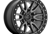 Fuel D680 REBEL MATTE GUNMETAL BLACK BEAD RING Wheel - image 1