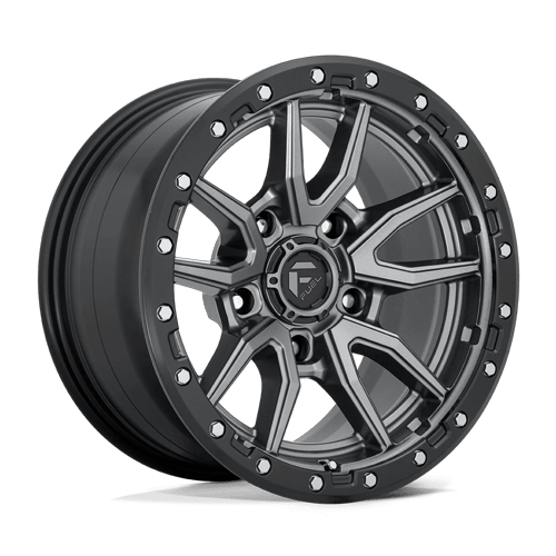Fuel D680 REBEL MATTE GUNMETAL BLACK BEAD RING Wheel - image 5