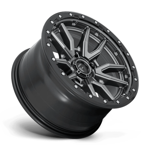 Fuel D680 REBEL MATTE GUNMETAL BLACK BEAD RING Wheel - image 7