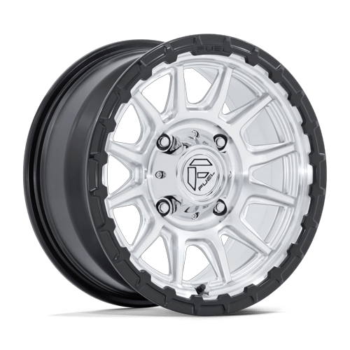 Fuel UTV FV866 PISTON UTV HYPER SILVER MACH-FC M-BLK LIP Wheel - image 1