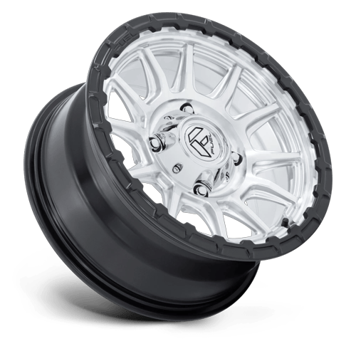 Fuel UTV FV866 PISTON UTV HYPER SILVER MACH-FC M-BLK LIP Wheel - image 3