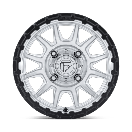 Fuel UTV FV866 PISTON UTV HYPER SILVER MACH-FC M-BLK LIP Wheel - image 4