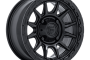 Fuel UTV FV866 PISTON UTV MATTE BLACK W/ GLOSS BLACK LIP Wheel - image 1