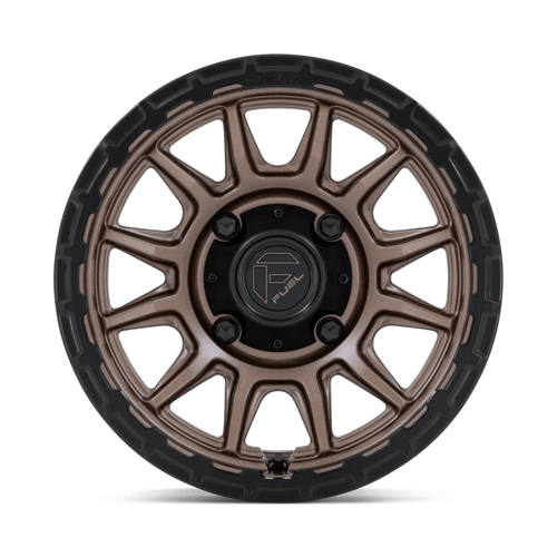 Fuel UTV FV866 PISTON UTV MATTE BRONZE W MATTE BLACK LIP Wheel - image 3
