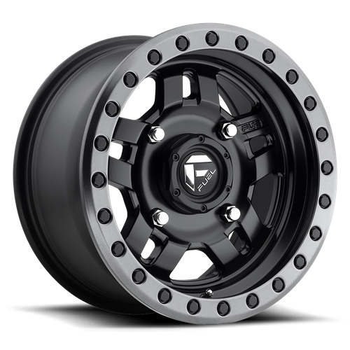 Fuel UTV D557 ANZA UTV MATTE BLACK GUN METAL RING Wheel - image 2