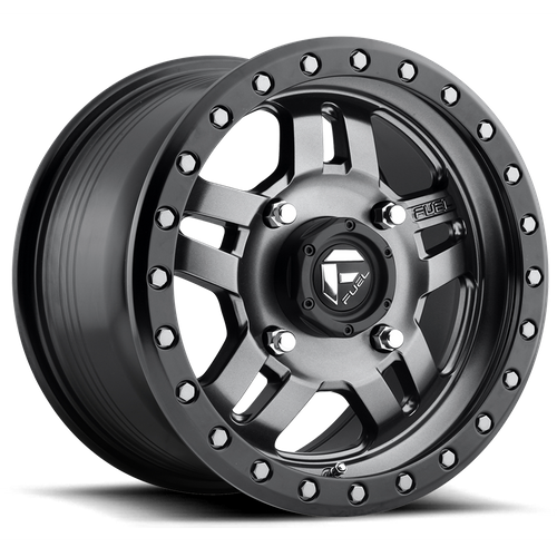 Fuel UTV D557 ANZA UTV MATTE GUNMETAL BLACK BEAD RING Wheel - image 2