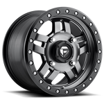 Load image into Gallery viewer, Fuel UTV D557 ANZA UTV MATTE GUNMETAL BLACK BEAD RING Wheel - image 2
