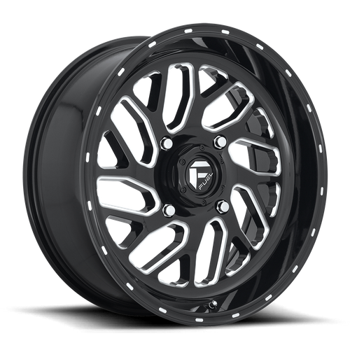Fuel UTV D581 TRITON UTV GLOSS BLACK MILLED Wheel - image 3