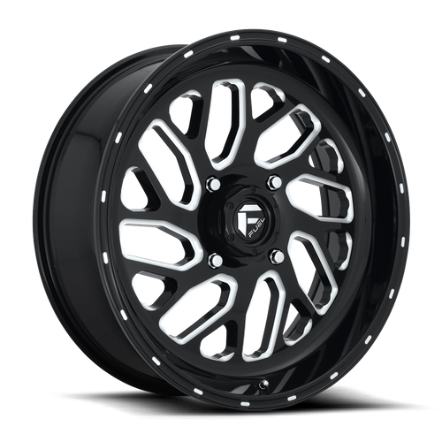 Fuel UTV D581 TRITON UTV GLOSS BLACK MILLED Wheel - image 4