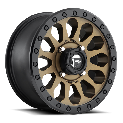 Fuel UTV D600 VECTOR UTV MATTE BRONZE BLACK BEAD RING Wheel - image 2
