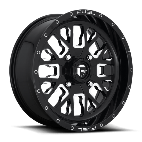 Fuel UTV D611 STROKE UTV GLOSS BLACK MILLED Wheel - image 2