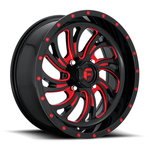 Fuel UTV D642 KOMPRESSOR UTV GLOSS BLACK RED TINTED CLEAR Wheel - image 2