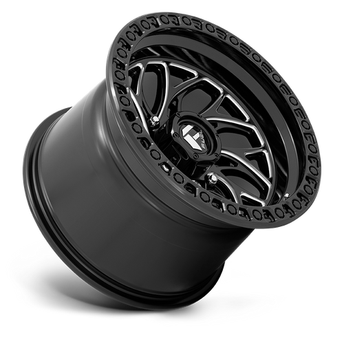 Fuel UTV D741 RUNNER UTV GLOSS BLACK MILLED Wheel - image 3