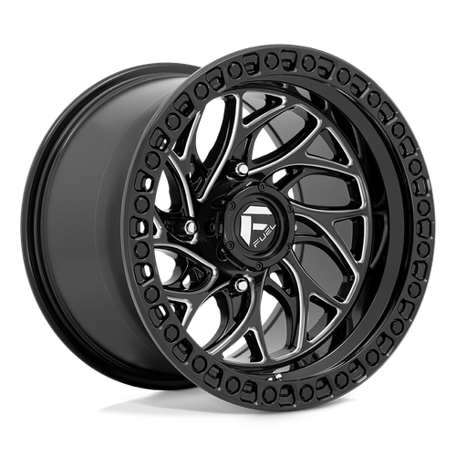 Fuel UTV D741 RUNNER UTV GLOSS BLACK MILLED Wheel - image 2
