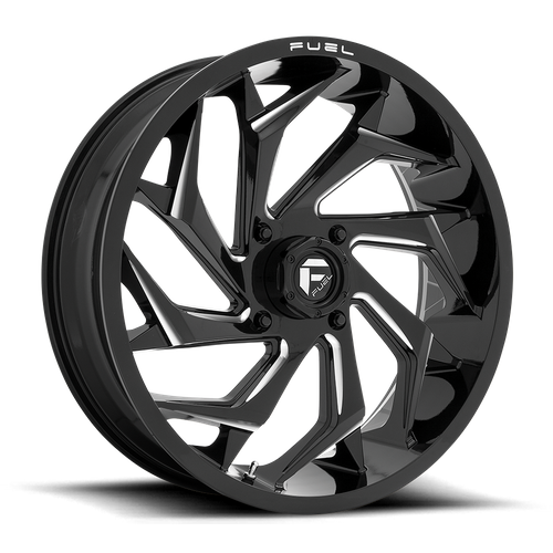 Fuel UTV D753 REACTION UTV GLOSS BLACK MILLED Wheel - image 2