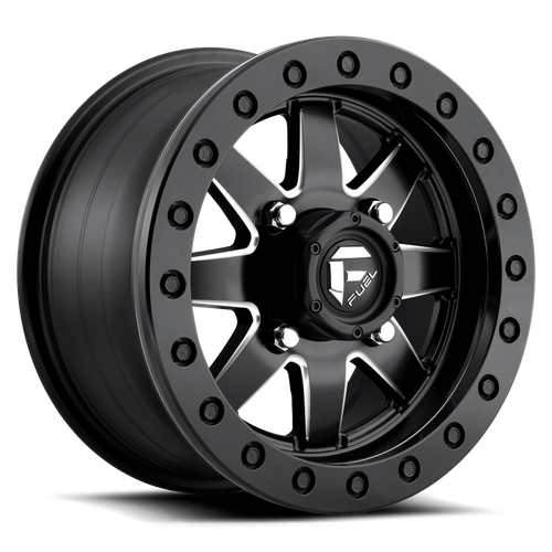 Fuel UTV D938 MAVERICK UTV BEADLOCK MATTE BLACK MILLED Wheel - image 2