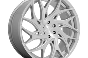 DUB S261 G.O.A.T. SILVER BRUSHED FACE Wheel - image 1