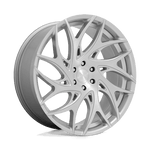 Load image into Gallery viewer, DUB S261 G.O.A.T. SILVER BRUSHED FACE Wheel - image 1
