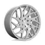 Load image into Gallery viewer, DUB S261 G.O.A.T. SILVER BRUSHED FACE Wheel - image 2
