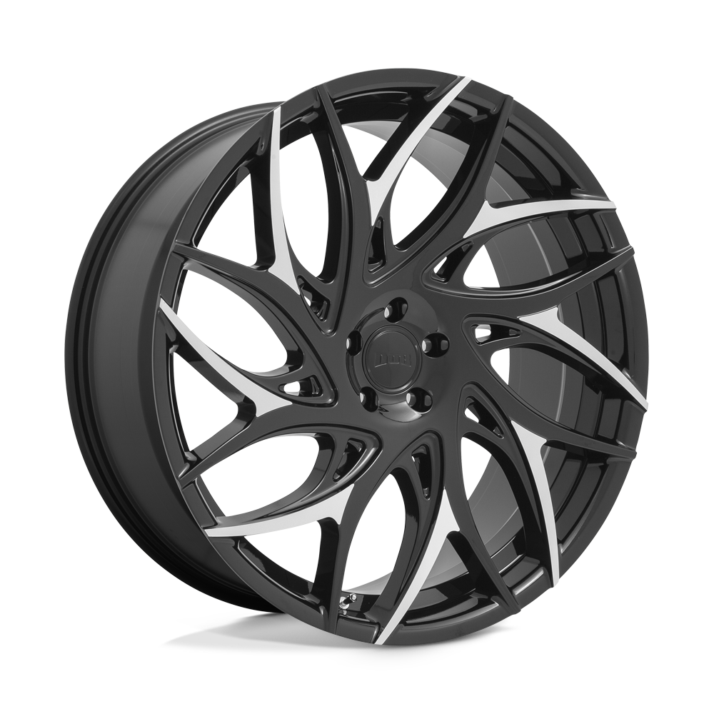 DUB S259 G.O.A.T. GLOSS BLACK W/ MACHINED SPOKES Wheel - image 2