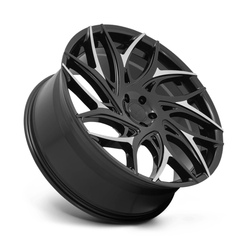 DUB S259 G.O.A.T. GLOSS BLACK W/ MACHINED SPOKES Wheel - image 3