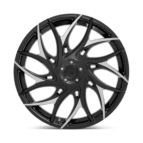 DUB S259 G.O.A.T. GLOSS BLACK W/ MACHINED SPOKES Wheel - image 4
