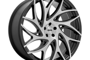 DUB S260 G.O.A.T. BRUSH FACE GBLK DRK TINT SPOKE Wheel - image 1