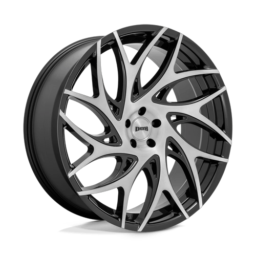 DUB S260 G.O.A.T. BRUSH FACE GBLK DRK TINT SPOKE Wheel - image 1