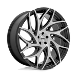 Load image into Gallery viewer, DUB S260 G.O.A.T. BRUSH FACE GBLK DRK TINT SPOKE Wheel - image 1
