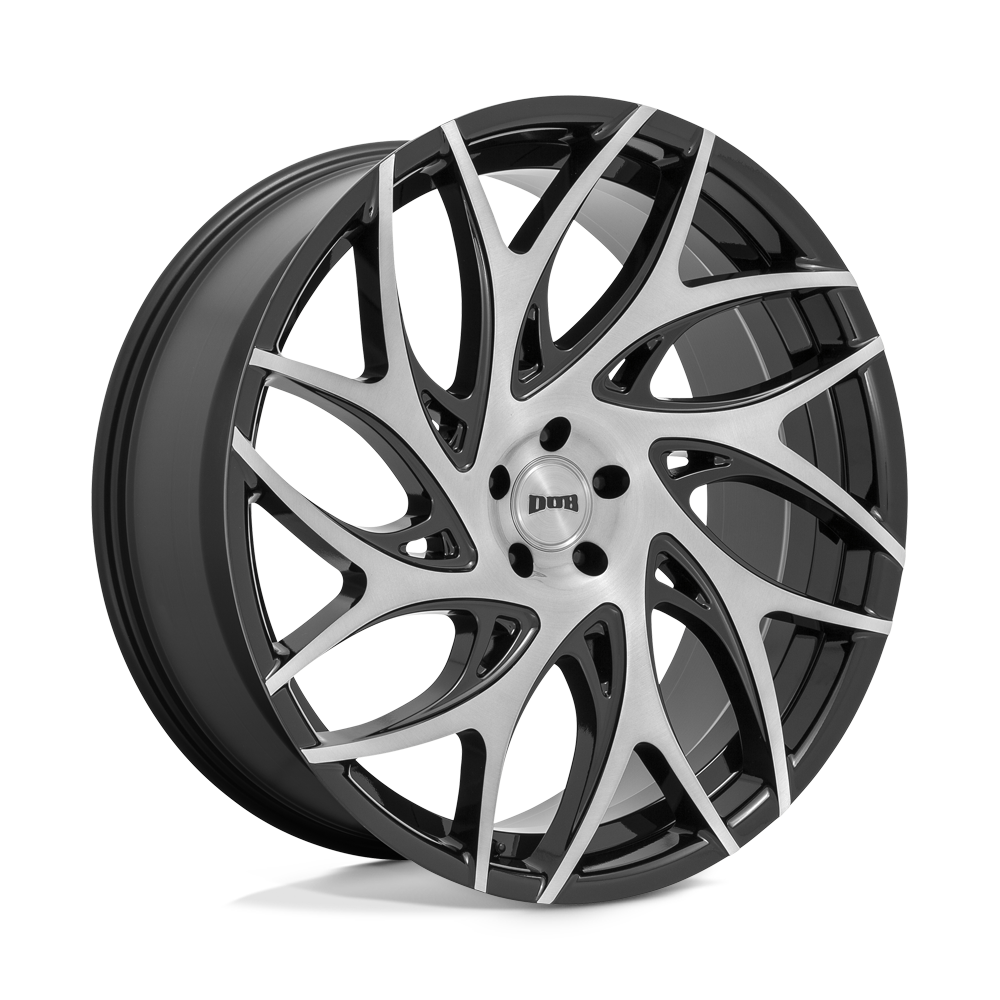 DUB S260 G.O.A.T. BRUSH FACE GBLK DRK TINT SPOKE Wheel - image 2
