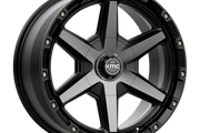 KMC KM101 TEMPO SATIN BLACK W/ GRAY TINT Wheel - image 1
