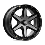 Load image into Gallery viewer, KMC KM101 TEMPO SATIN BLACK W/ GRAY TINT Wheel - image 2
