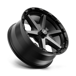 Load image into Gallery viewer, KMC KM101 TEMPO SATIN BLACK W/ GRAY TINT Wheel - image 3
