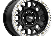 KMC KM234 GRENADE DESERT BEADLOCK SATIN BLACK Wheel - image 1