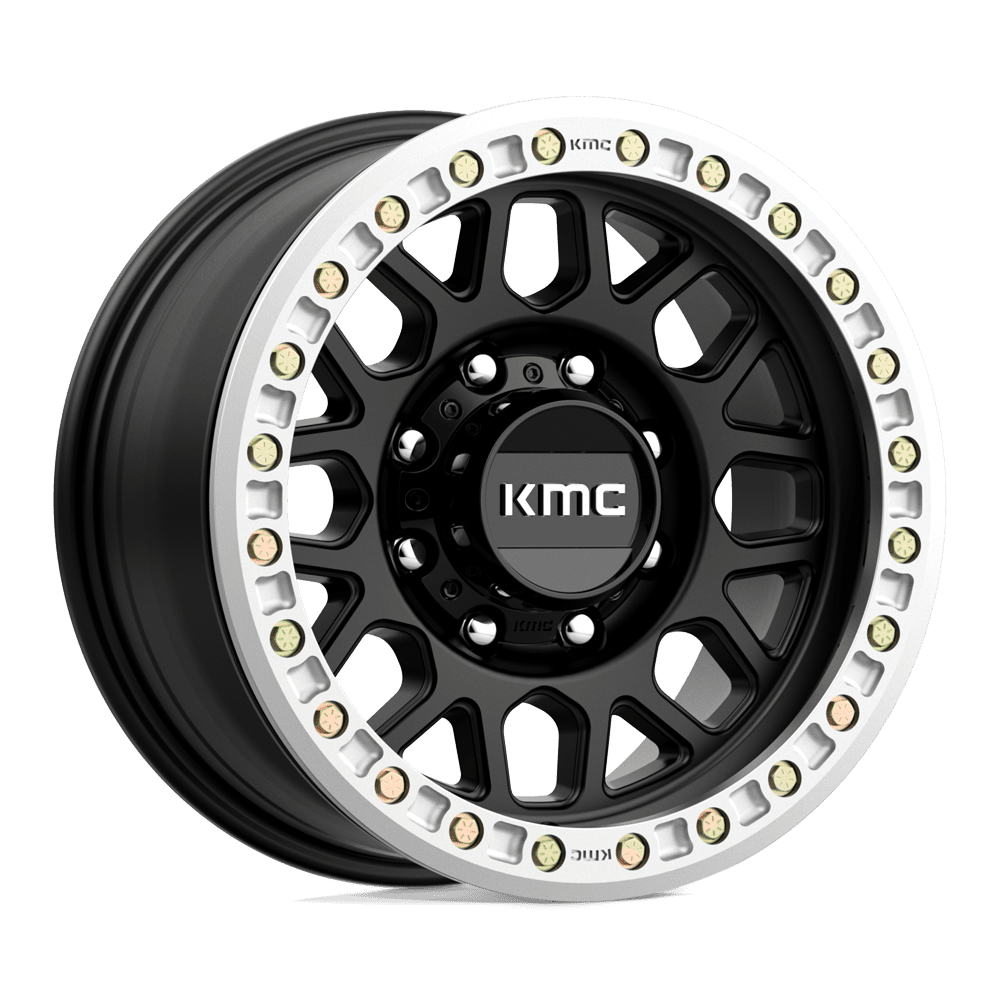 KMC KM234 GRENADE DESERT BEADLOCK SATIN BLACK Wheel - image 6