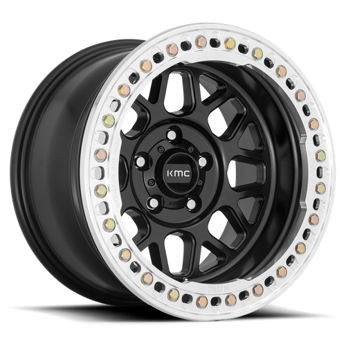 KMC KM235 GRENADE CRAWL BEADLOCK SATIN BLACK Wheel - image 2