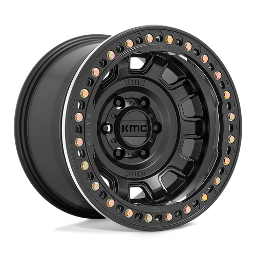 Kmc km236 tank beadlock satin black wheel   image 2