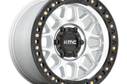 KMC KM549 GRS MACHINED W/ SATIN BLACK LIP Wheel - image 1