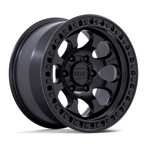 Kmc km550 riot sbl satin black wheel   image 1