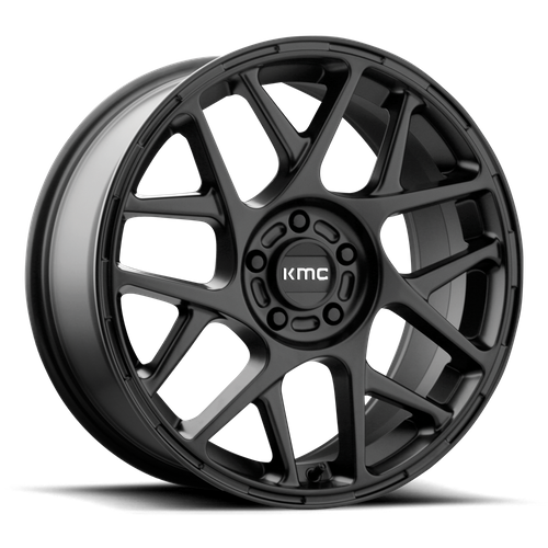 Kmc km708 bully satin black wheel   image 2