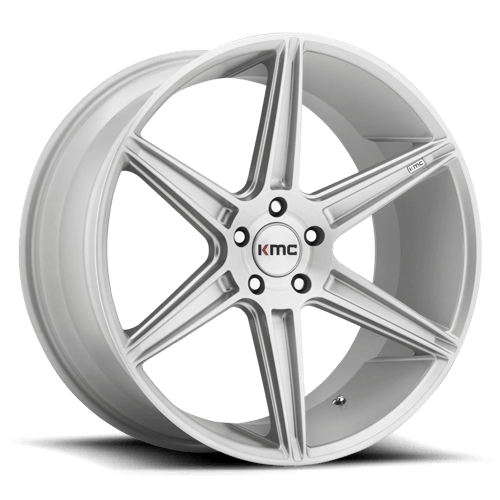 Kmc km711 prism brushed silver wheel   image 1