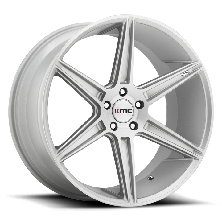 Kmc km711 prism brushed silver wheel   image 2