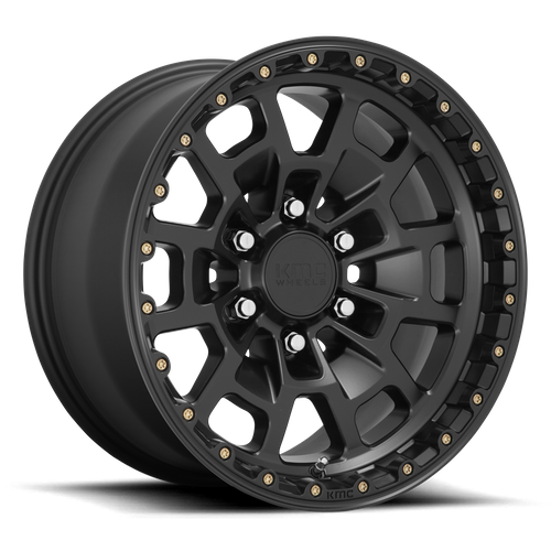 Kmc km718 summit satin black wheel   image 2