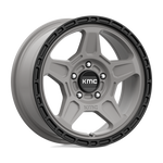 Load image into Gallery viewer, KMC KM721 ALPINE SATIN GRAY W/ BLACK LIP Wheel - image 2
