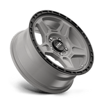 Load image into Gallery viewer, KMC KM721 ALPINE SATIN GRAY W/ BLACK LIP Wheel - image 3
