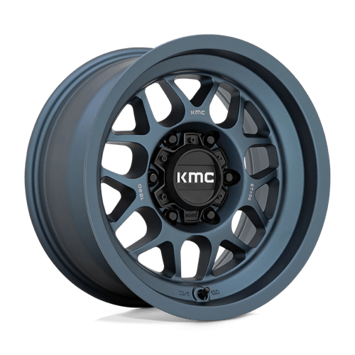 Kmc km725 terra metallic blue wheel   image 1