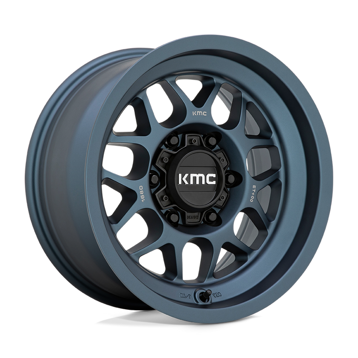 Kmc km725 terra metallic blue wheel   image 2